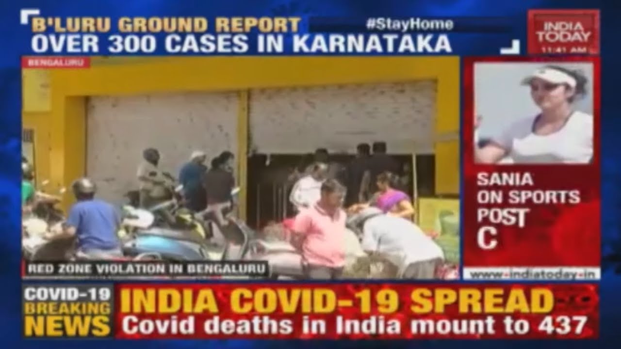 What Lockdown? Locals Roam Around Freely In Bengaluru Flouting Lockdown Restrictions