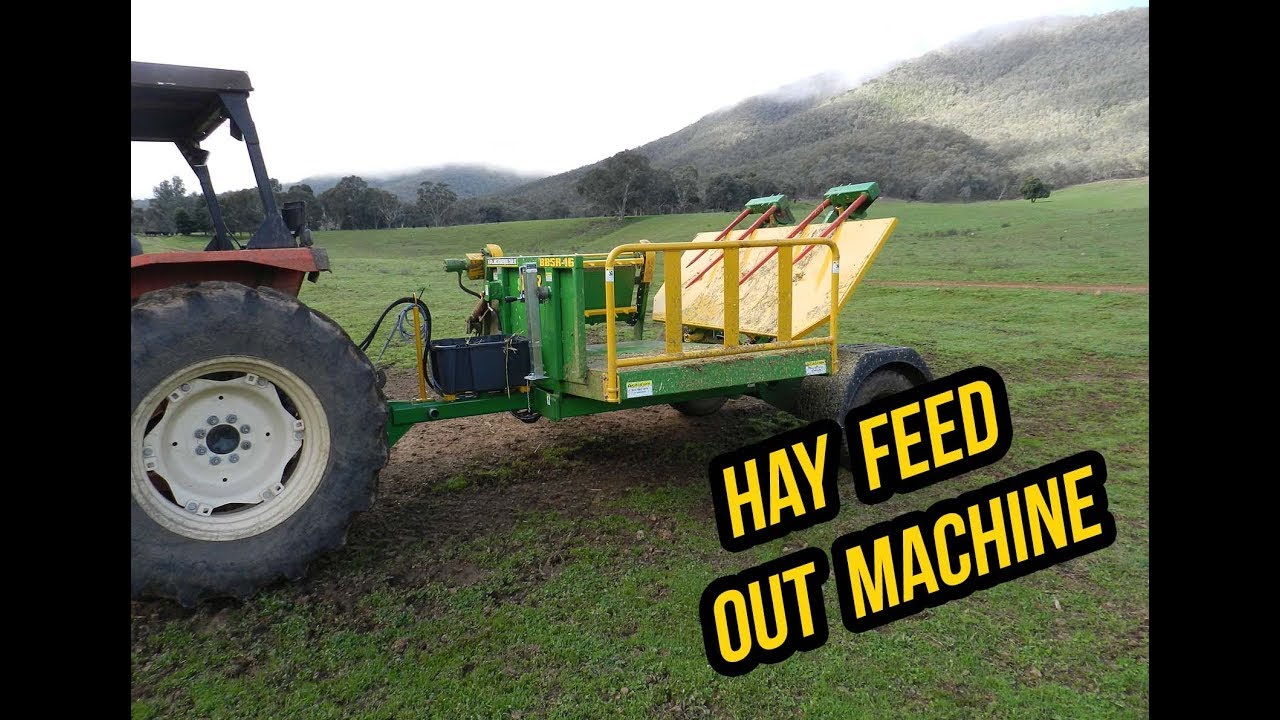 J.N. & R. Engineering Hay Feed Out Machine