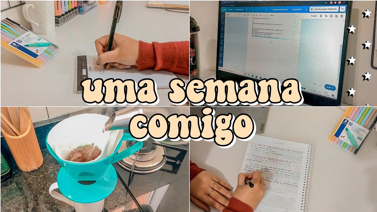 ROTINA DE UMA ESTUDANTE | quase uma semana comigo ✨
