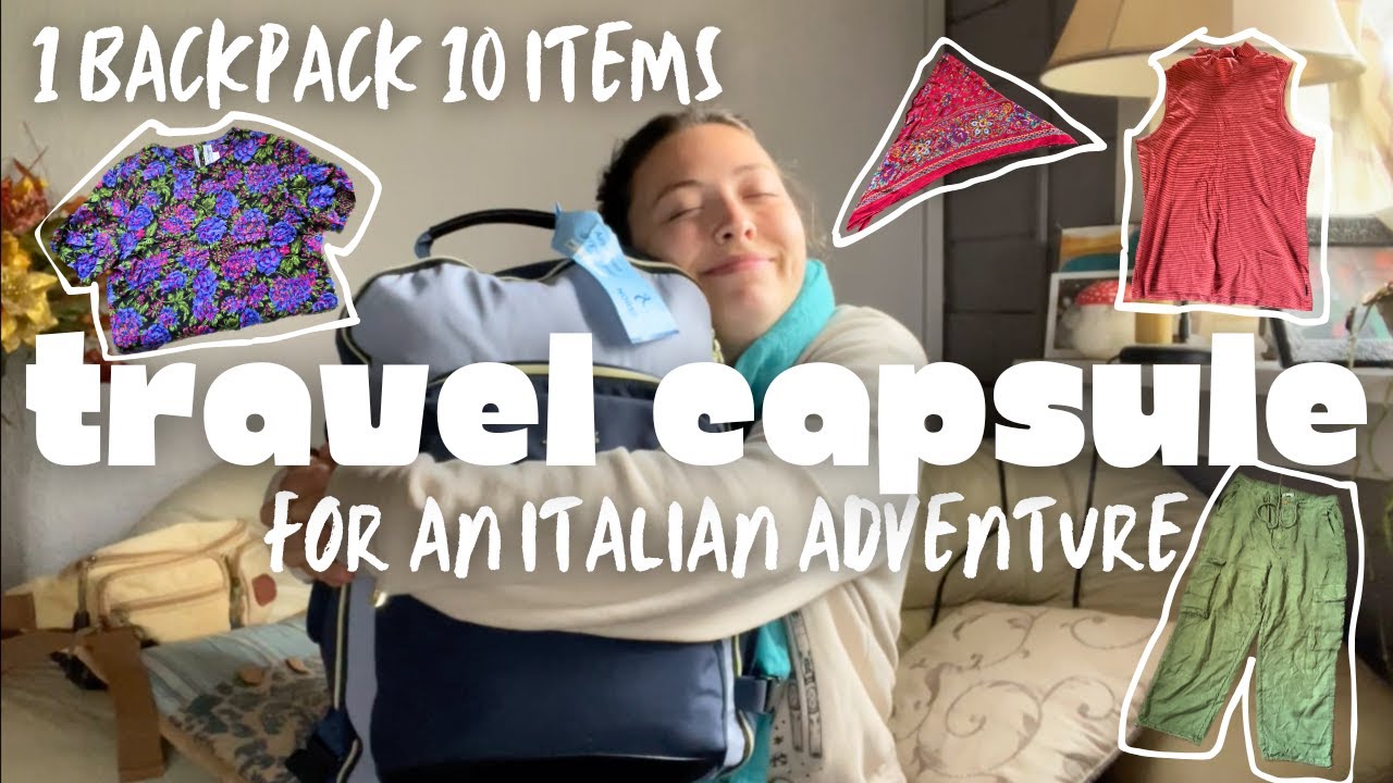 travel capsule wardrobe for an italian adventure