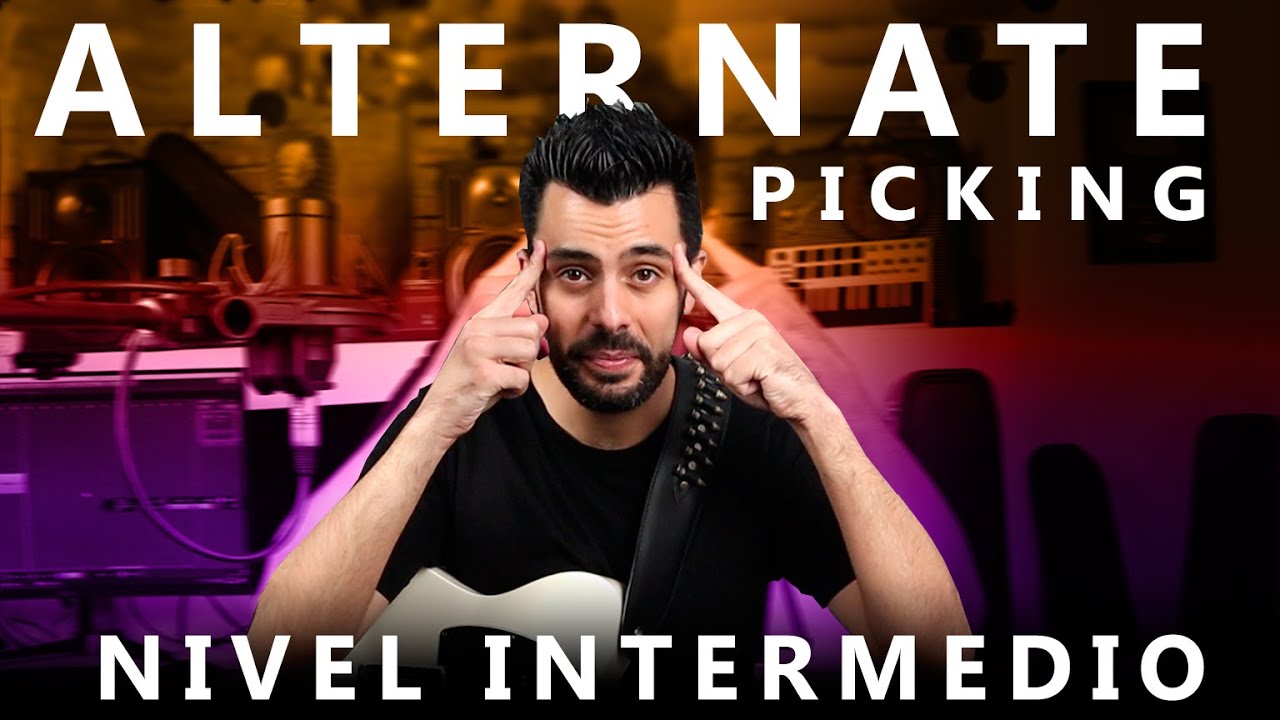 Ejercicios para MEJORAR CON LA GUITARRA | Alternate Picking NIVEL INTERMEDIO