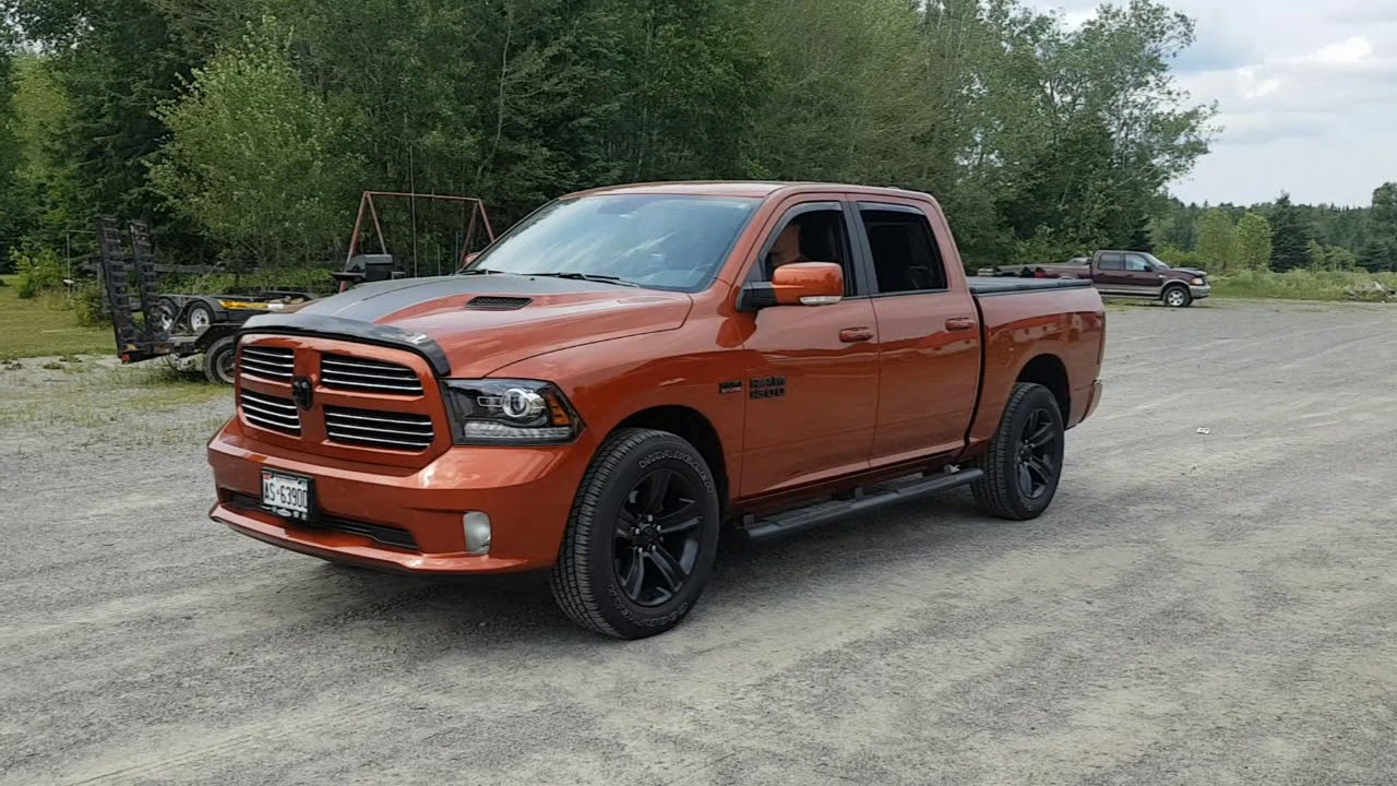 2017 Ram Sport Flowmster Super 10 before and after
