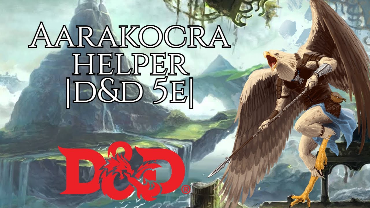 Aarakocra Helper | D&D 5e | How to play Aarakocra and lore |