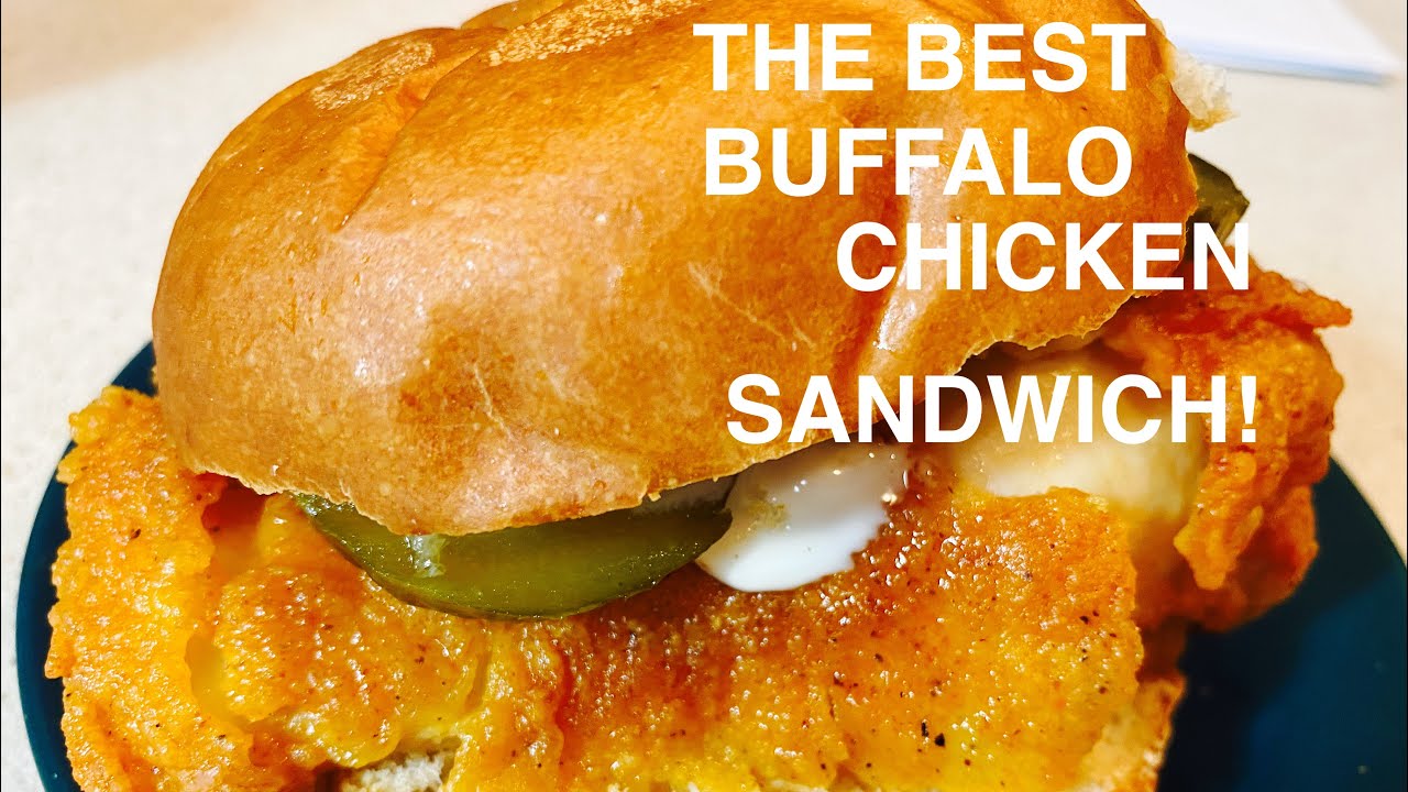 *POPEYES* COPYCAT! THE BEST BUFFALO CHICKEN SANDWICH!