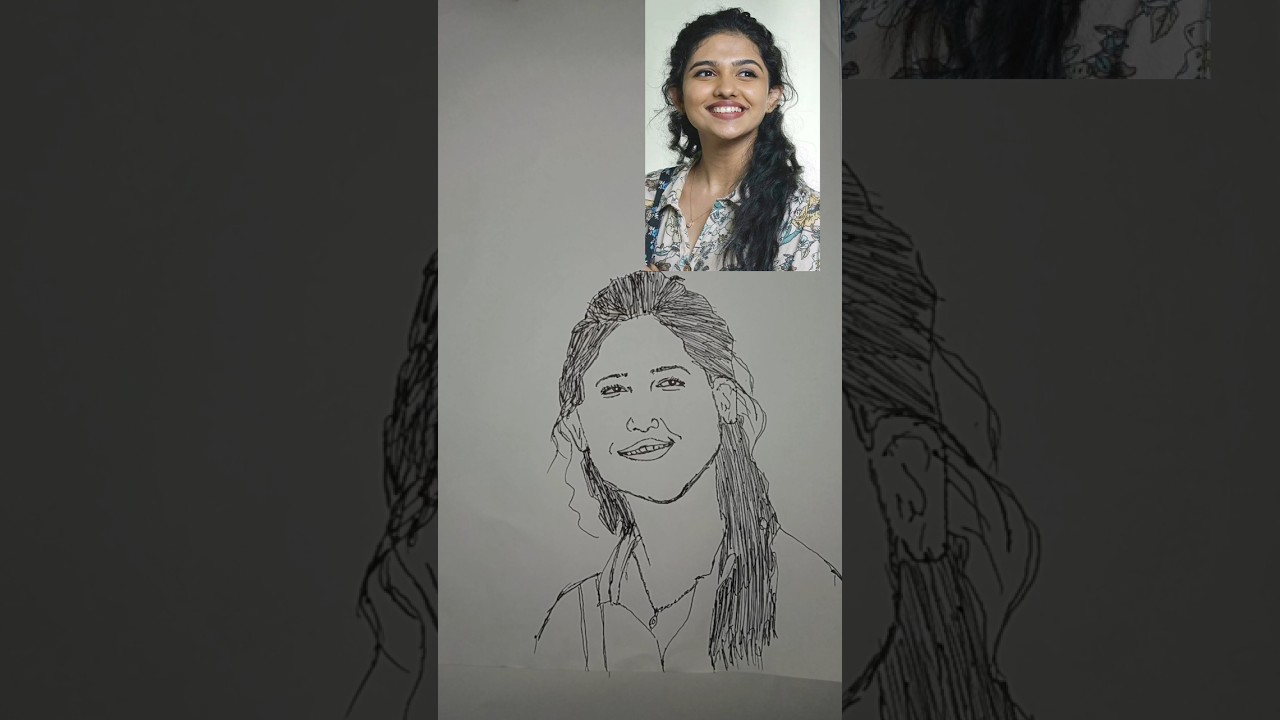 mamitha baiju drawing from dude movie #mamithabaiju #drawing #dude  #trending #viralshort #trending