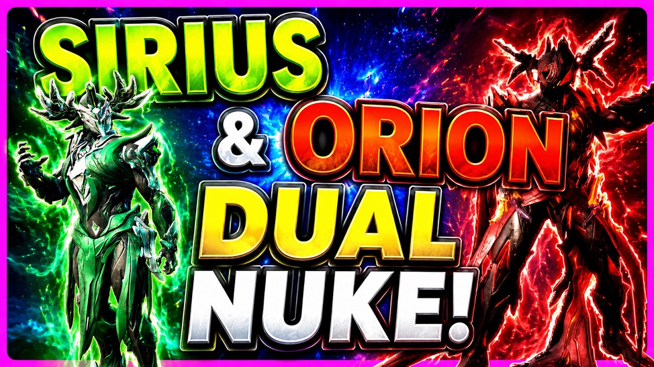 Warframe Sirius and Orion Build | The Nuking Brothers!