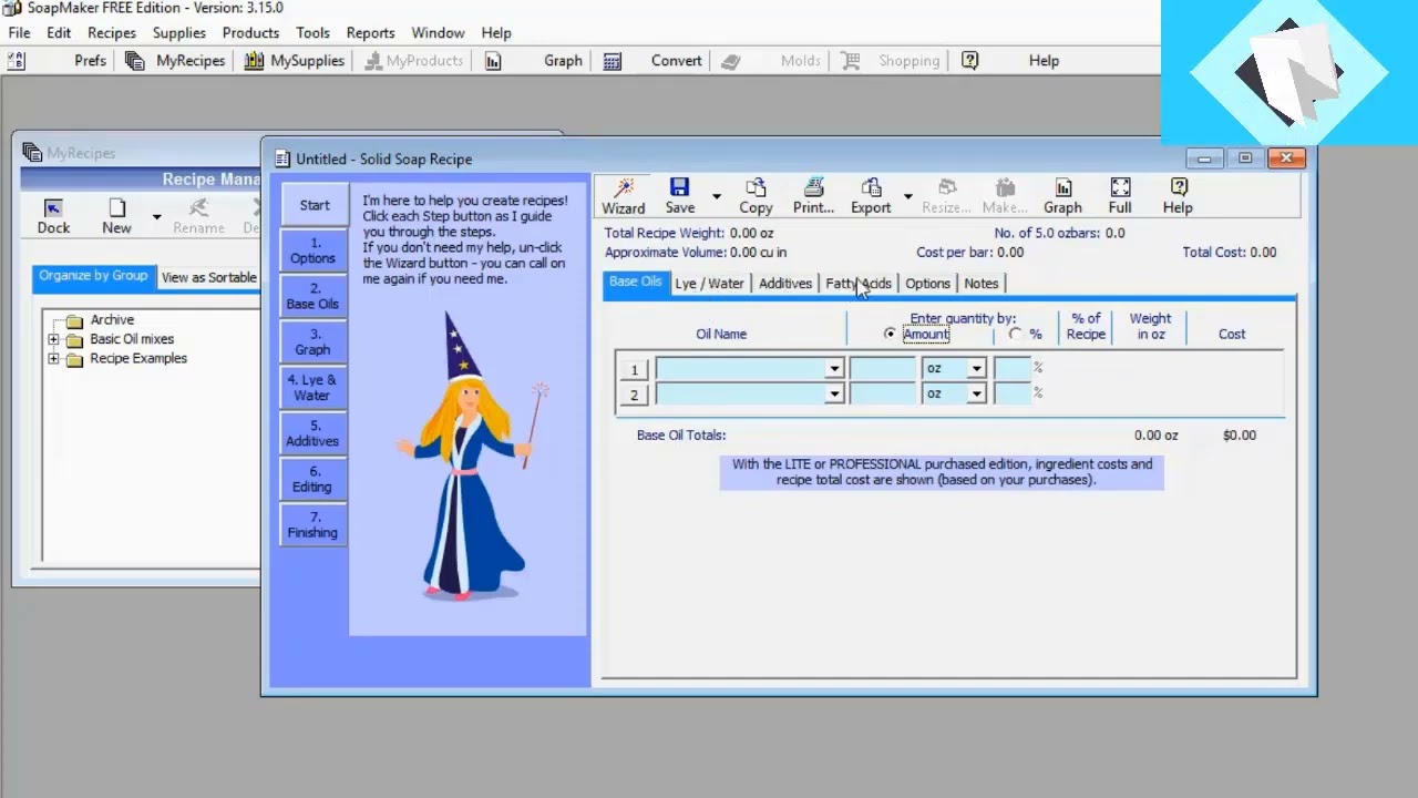 Discover the Soap Making Software (The Soap Maker 3)