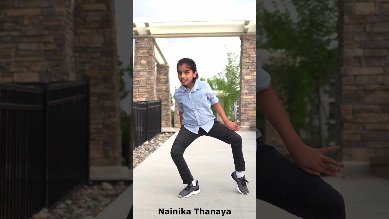 Lahe Lahe Acharya Signature step by Nainika.  #acharya #chiranjeevi #lahelahe #megastar