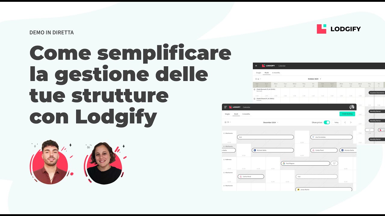 Demo in diretta: Come semplificare la gestione delle tue strutture con Lodgify 🚀