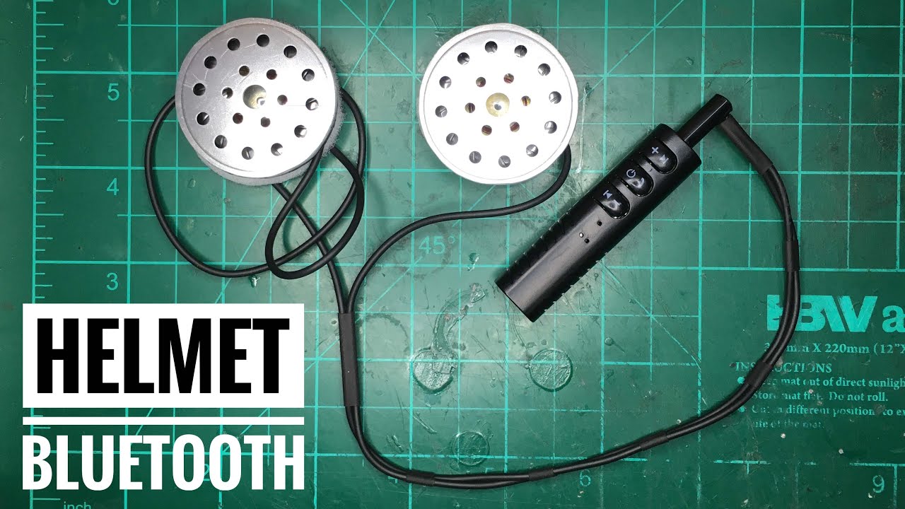 DIY Helmet bluetooth receiver