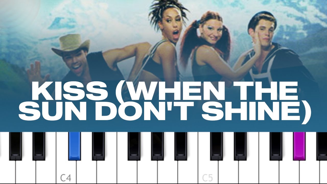 Vengaboys - Kiss (When The Sun Don't Shine) (piano tutorial)