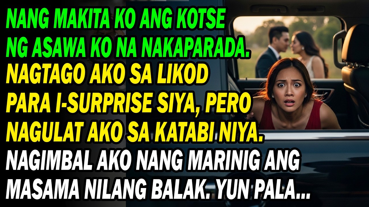 🤫Nagtago Ako Sa Likod Ng Kotse Ng Asawa Ko Para I-surprise Siya - Pero Nagimbal Ako Sa Nalaman Ko..😨