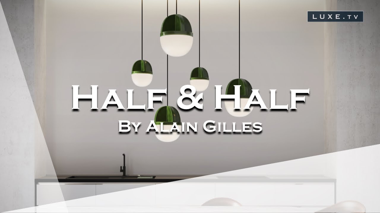 Alain Gilles - Suspension in ceramics and blown glass - LUXE.TV