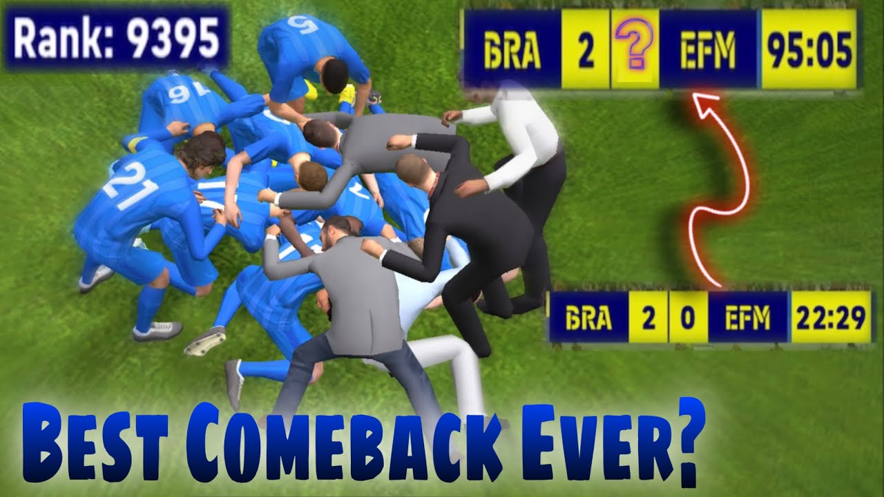 Did I pull out THE BEST COMEBACK EVER in Efootball 2023 Mobile? 😲