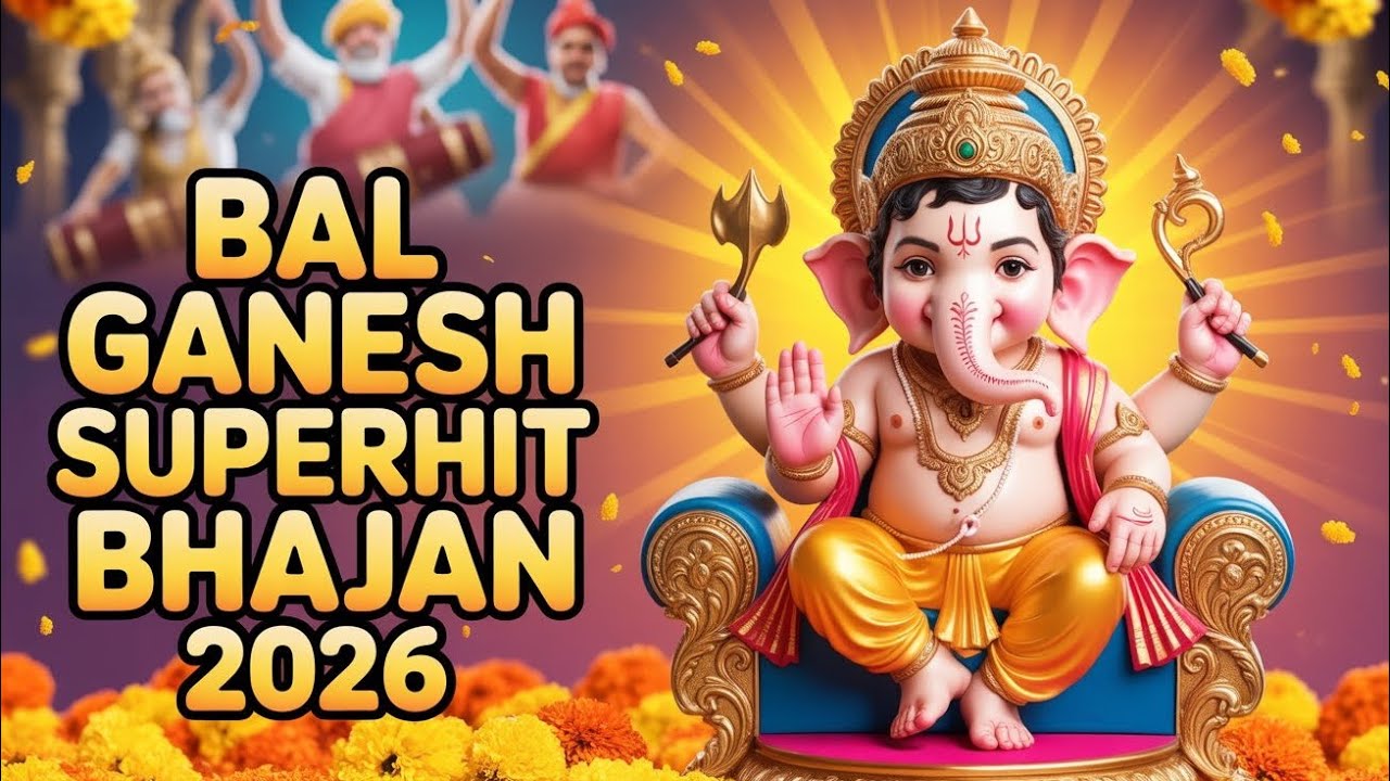 Bal Ganesh Superhit Bhajan 2026 🔥 Nonstop Ganpati Bappa Morya | 5 DJ Bhakti Songs |