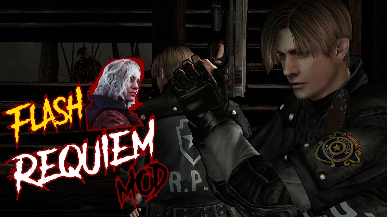 RESIDENT EVIL 4 FLASH REQUIEM HARD DIFICULTY DESAFIO DO DN #11 O PIOR ESTA POR VI.