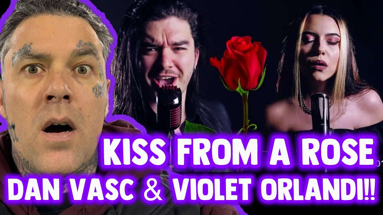 Rapper FIRST TIME REACTION to Dan Vasc - Kiss From a Rose - Seal METAL COVER w/ Violet Orlandi