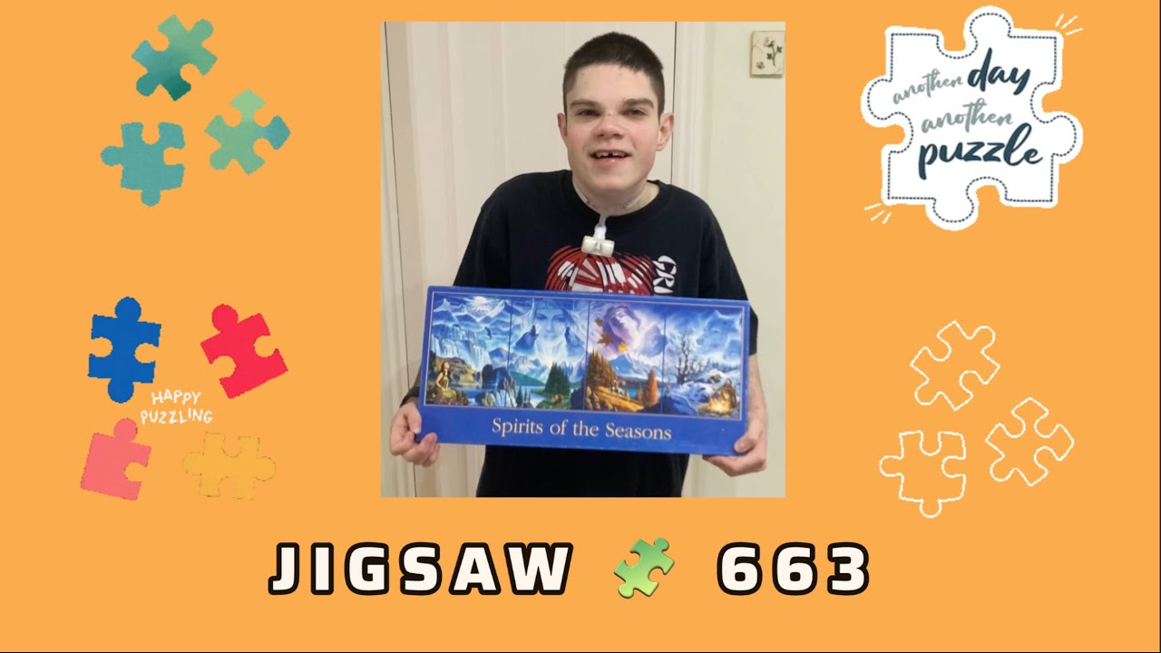 Mattys time lapse puzzles 🧩JIGSAW 663 🧩 4 x 500 pieces (2000) Spirit of the Seasons 4th 5th oct 2025