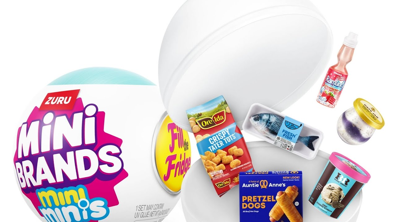 Zuru Mini Brands Mini Minis Fill the Fridge Miniature Toys