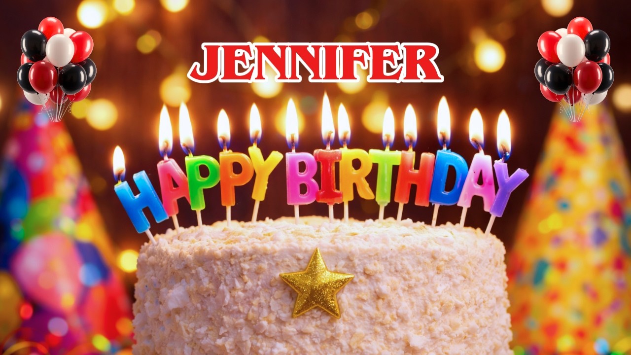 JENNIFER Happy Birthday To You 🎉 | Birthday Wishes, Song & Gift