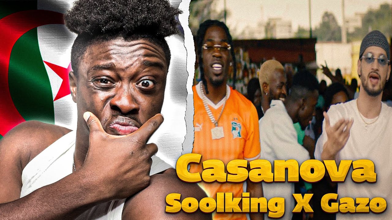 Soolking ft. Gazo - Casanova 🇩🇿🔥[Clip Officiel] REACTION