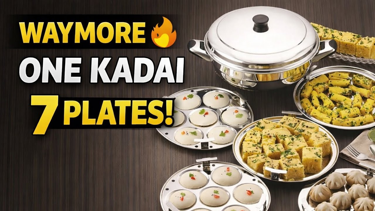 Waymore (Sambhavanath) Multi Kadai Idli Maker Unboxing & Review | Idli, Dhokla, Patra | Hindi