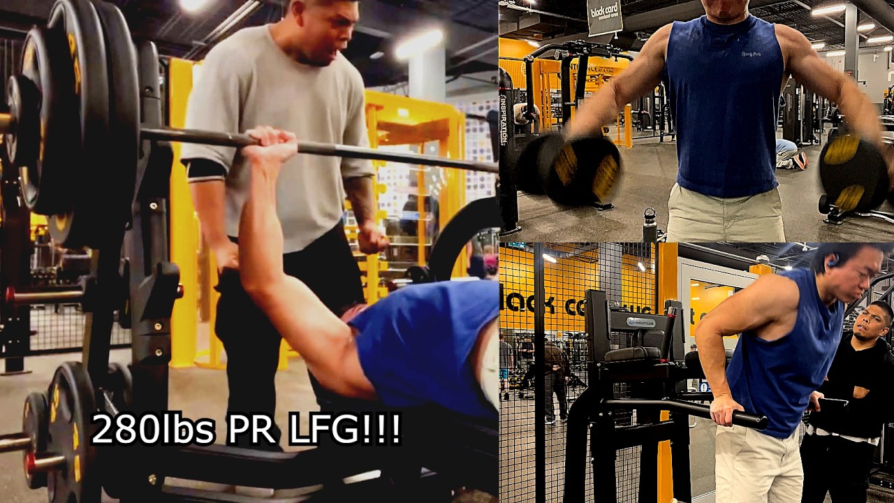 Benching 280lbs; Stopping my daily 1RPM program, personal trainer TJ, science based lifters hates me