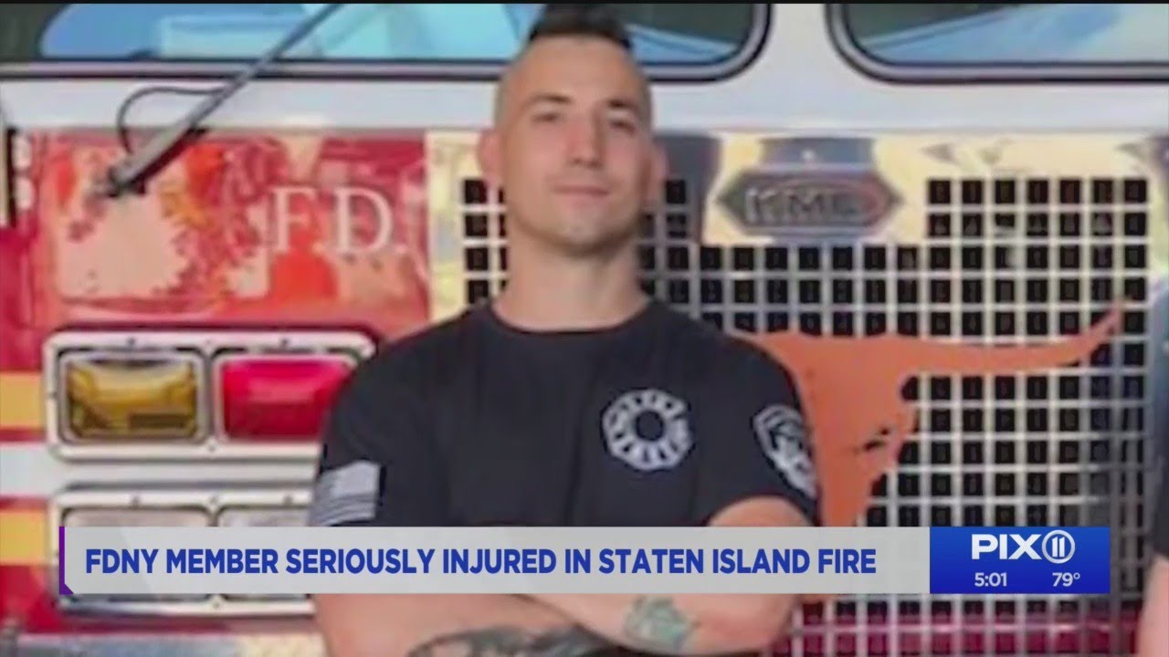 FDNY firefighter seriously injured in Staten Island house fire
