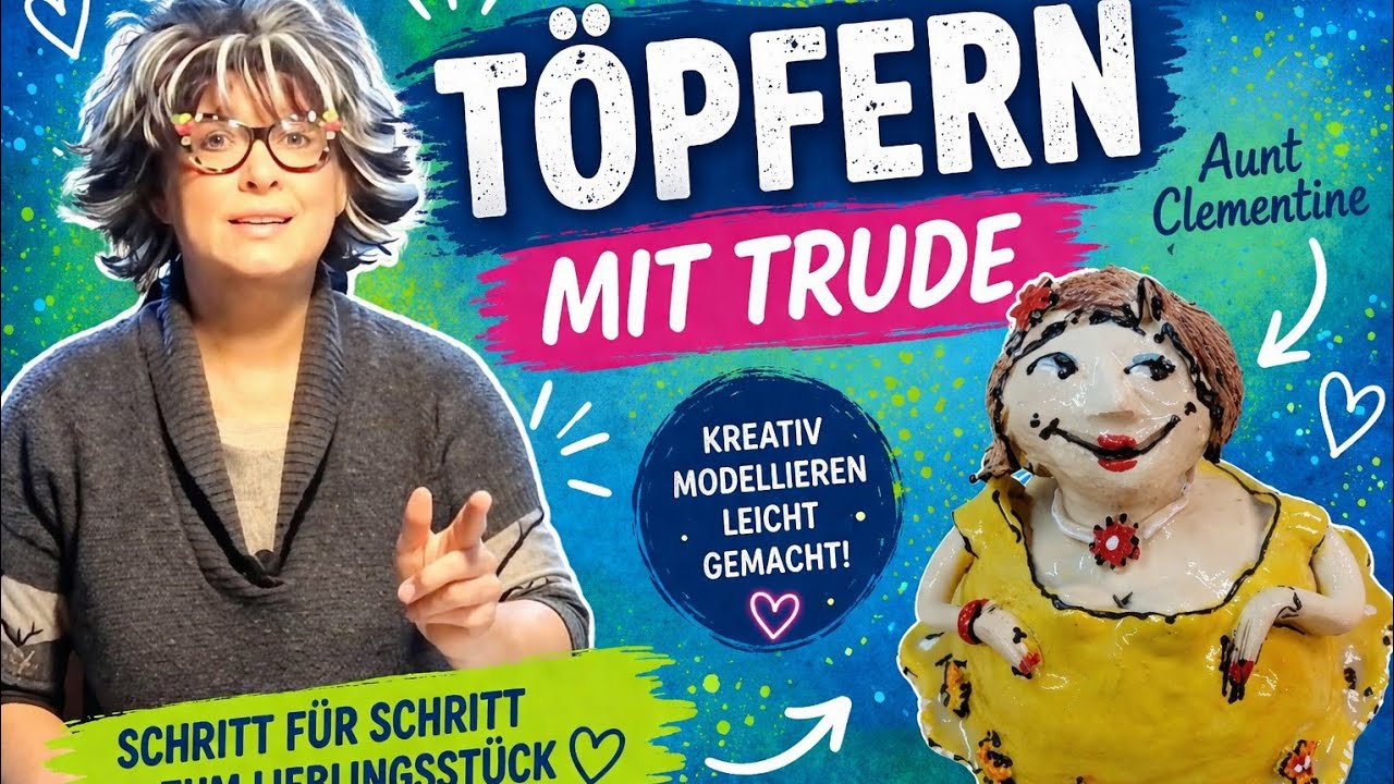 Figur Tante Clementine töpfern