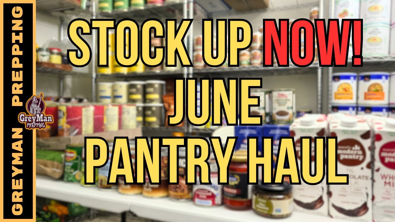 Prepper Pantry Food Haul | Stocking My Pantry