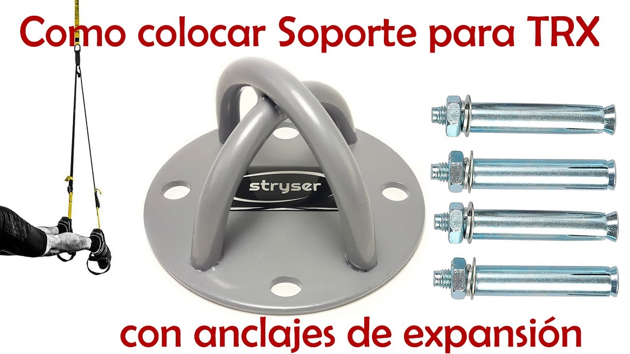 Instalación SOPORTE para TRX en la pared de hormigón ✅