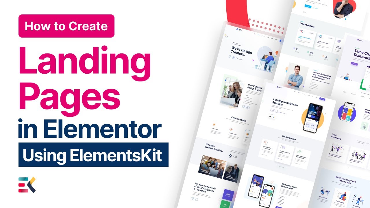 How to Create an Elementor Landing Page in 5 minutes | ElementsKit | All-in-one addon for Elementor