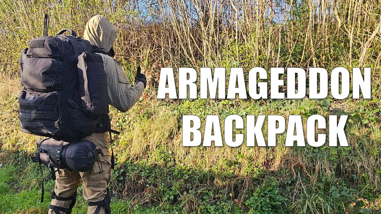 ARMAGEDDON BACKPACK (Best disaster bug-out bag that I’ve assembled so far)