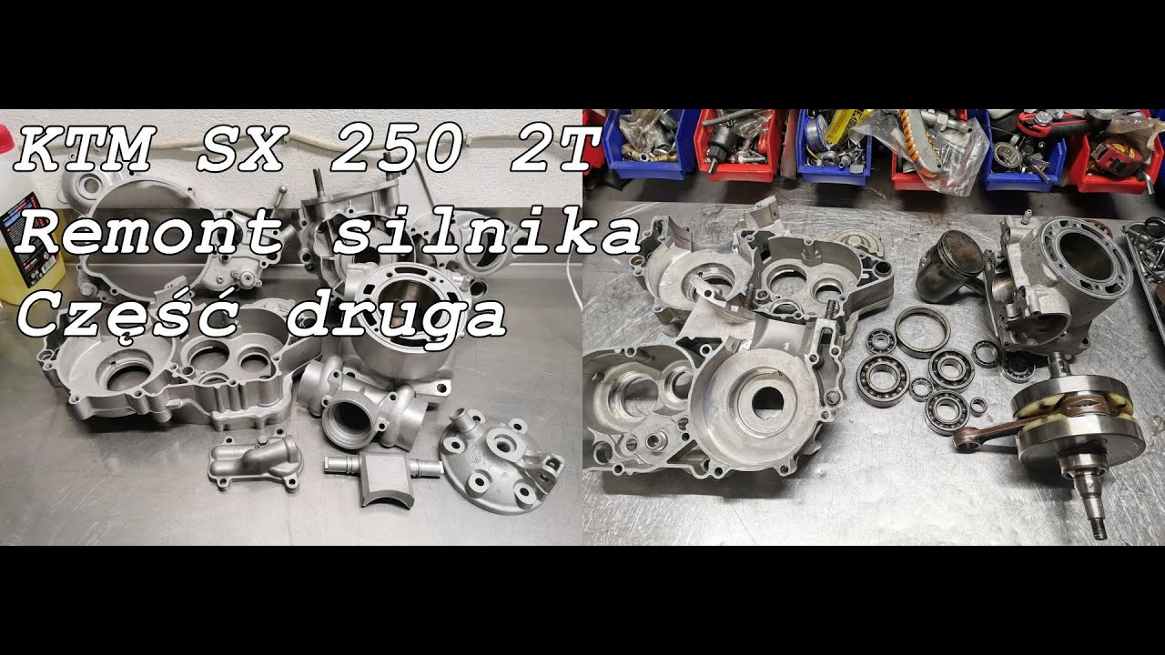KTM SX 250 2T remont silnika. Część druga.