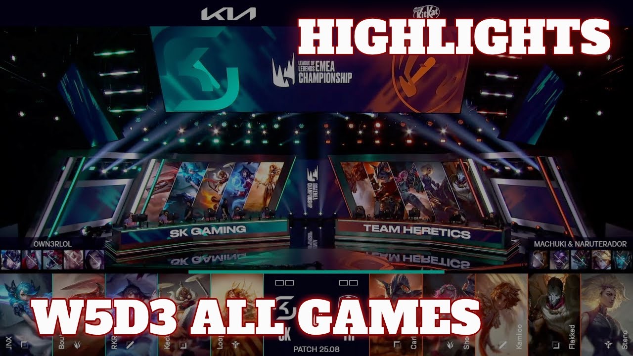 LEC Spring 2025 W5D3 - All Games Highlights | Full Day Week 5 Day 3 LEC Spring  2025