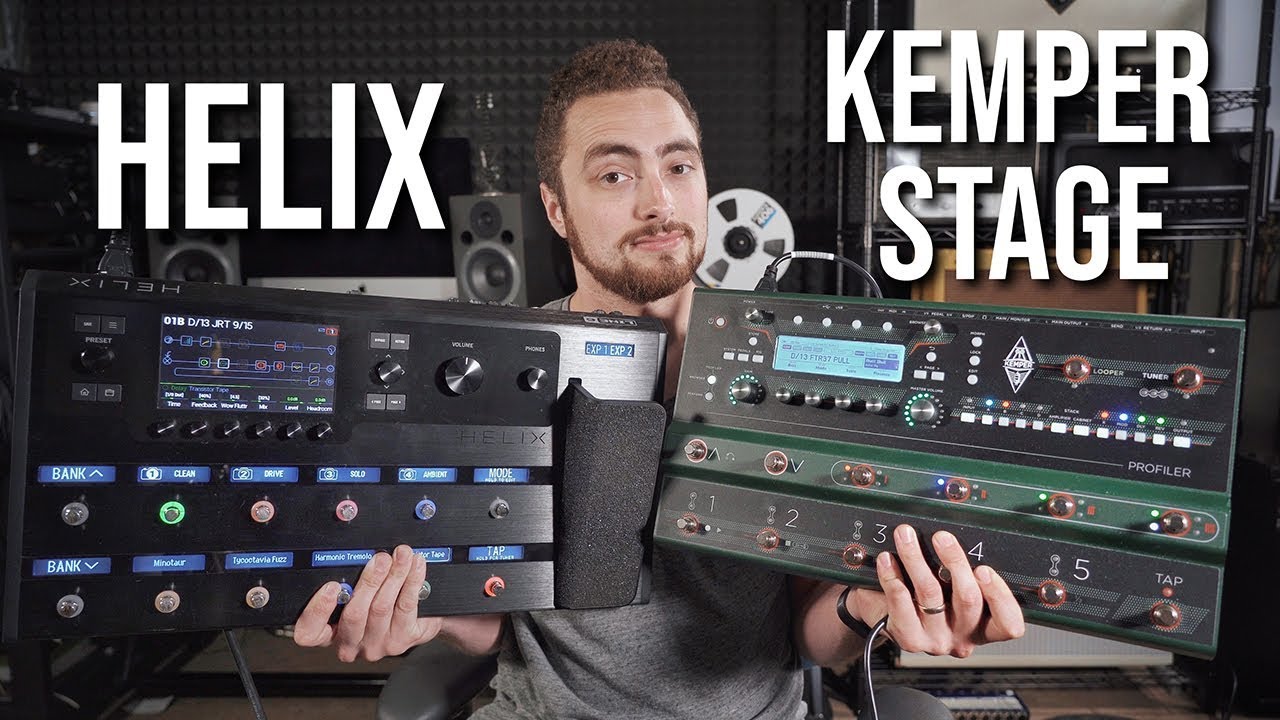 Какой вариант я бы купил? Kemper Stage против Helix