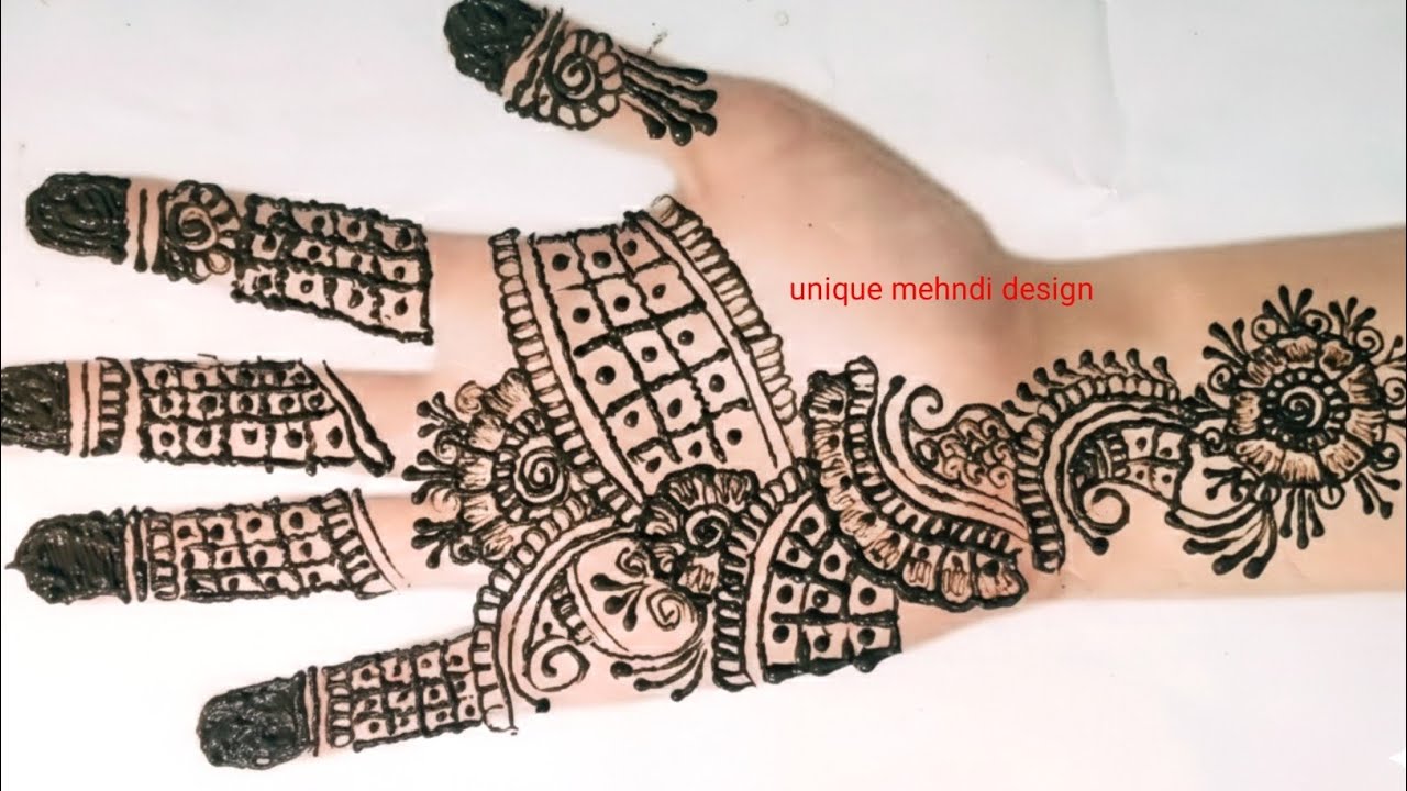 Sirf 5 Minute Mein Lagayen Sundar Mehndi | Quick & Easy Mehndi Art | Unique Mehndi Design | Mhanndi 