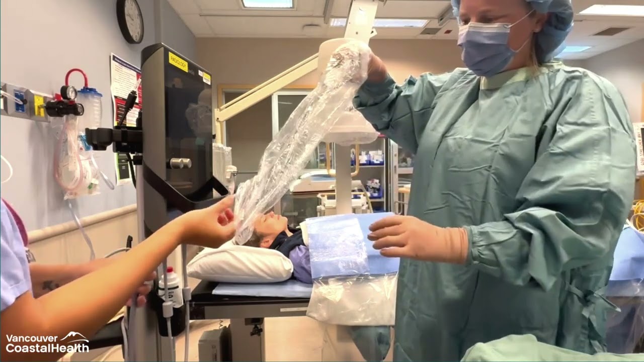 Draping Femoral Access