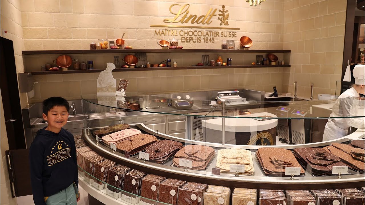 Lindt Home of Chocolate Tour. Zurich Switzerland.