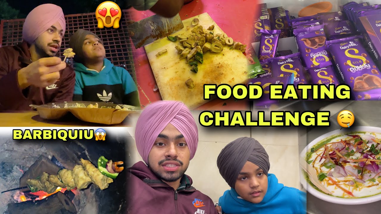 A TO Z FOOD EATING🤤CHALLENGE😱TIKKI VICHO KI NIKLEYA🤬EKAM NE SCHOOL BARE KI BOLEYA😳