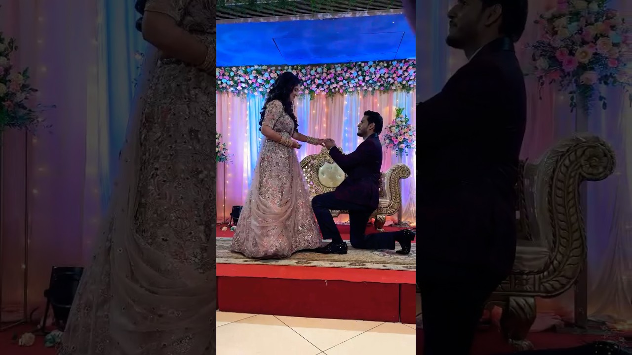Tujhko jo paya | Engagement proposal | Kneel down 2024 | Ring Ceremony #wedding #engagementdance