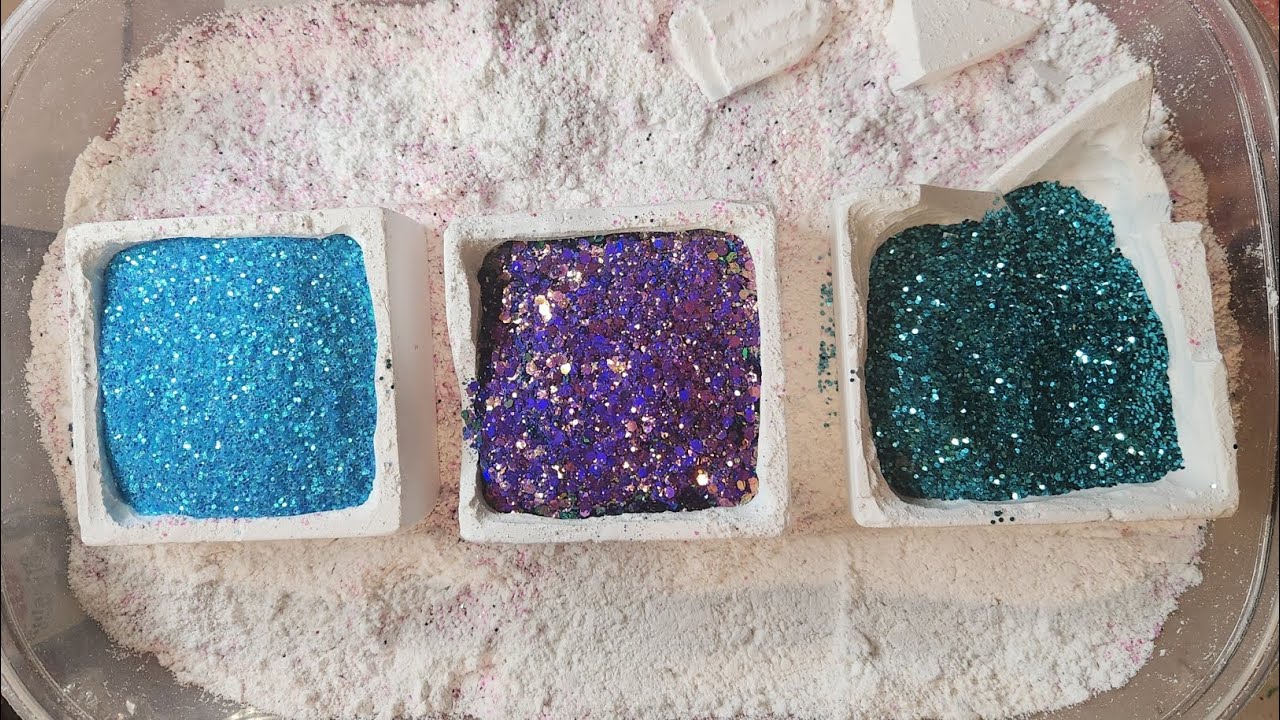 Crispy crunchy gymchalk glitter bombs #asmr #Gymchalkasmr #Sleepaidasmr #Fyp #Relaxingvideos #2026 