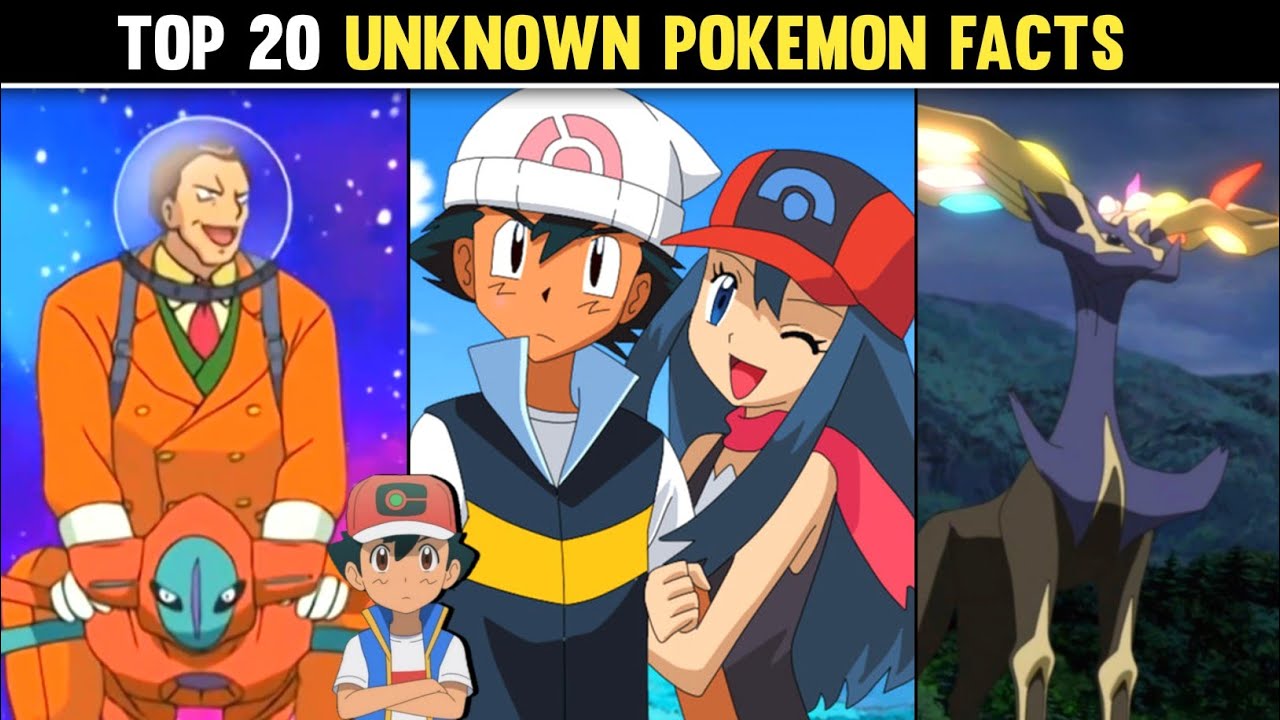 Top 20 Unknown Pokemon Facts|20 Interesting Pokemon Facts|20 Secret Facts About Pokémon|Hindi|
