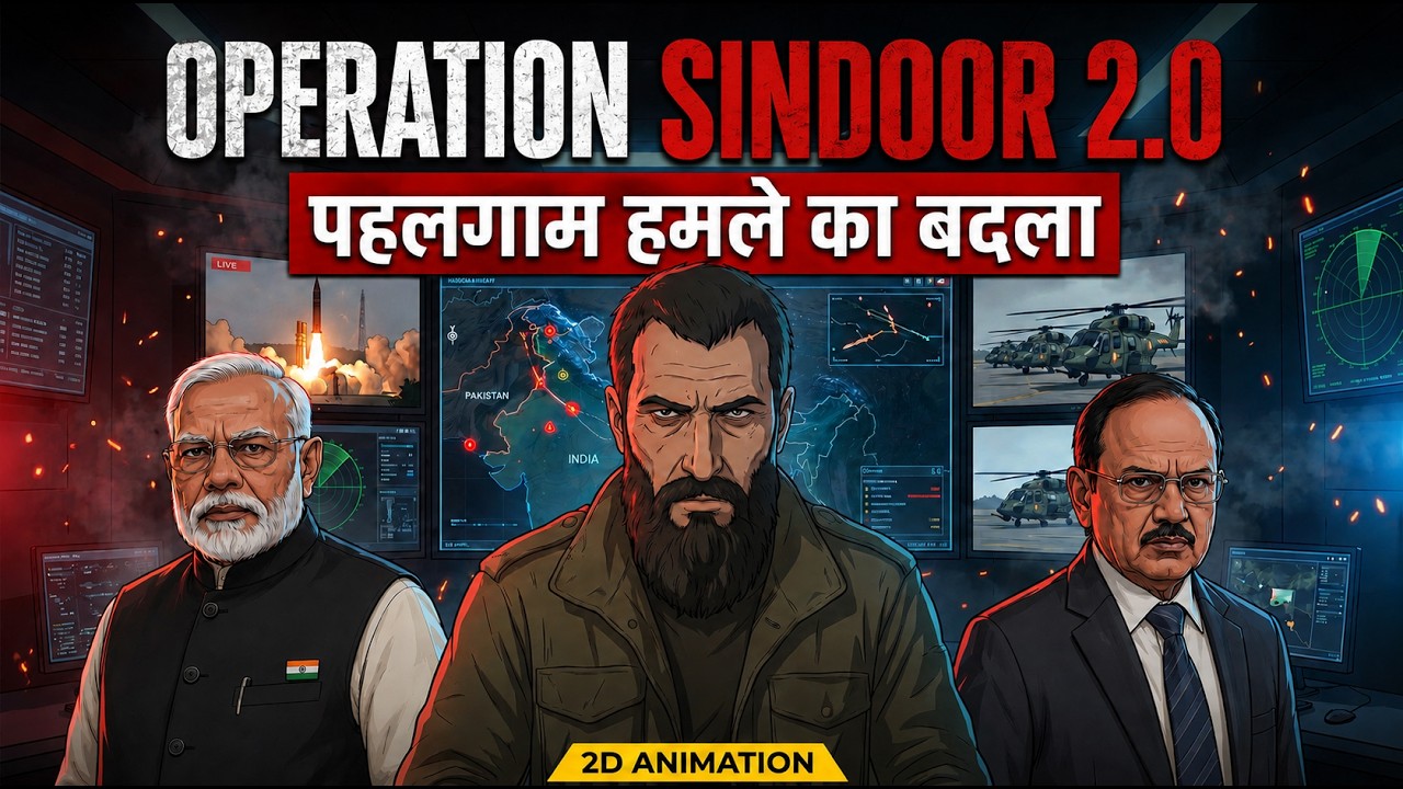 Pahalgam Attack Revenge | Operation Keller | 2D Animation