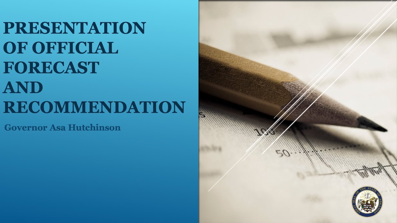 Governor Asa Hutchinson Presents Proposed Budget to the Legislative Joint Budget Committee