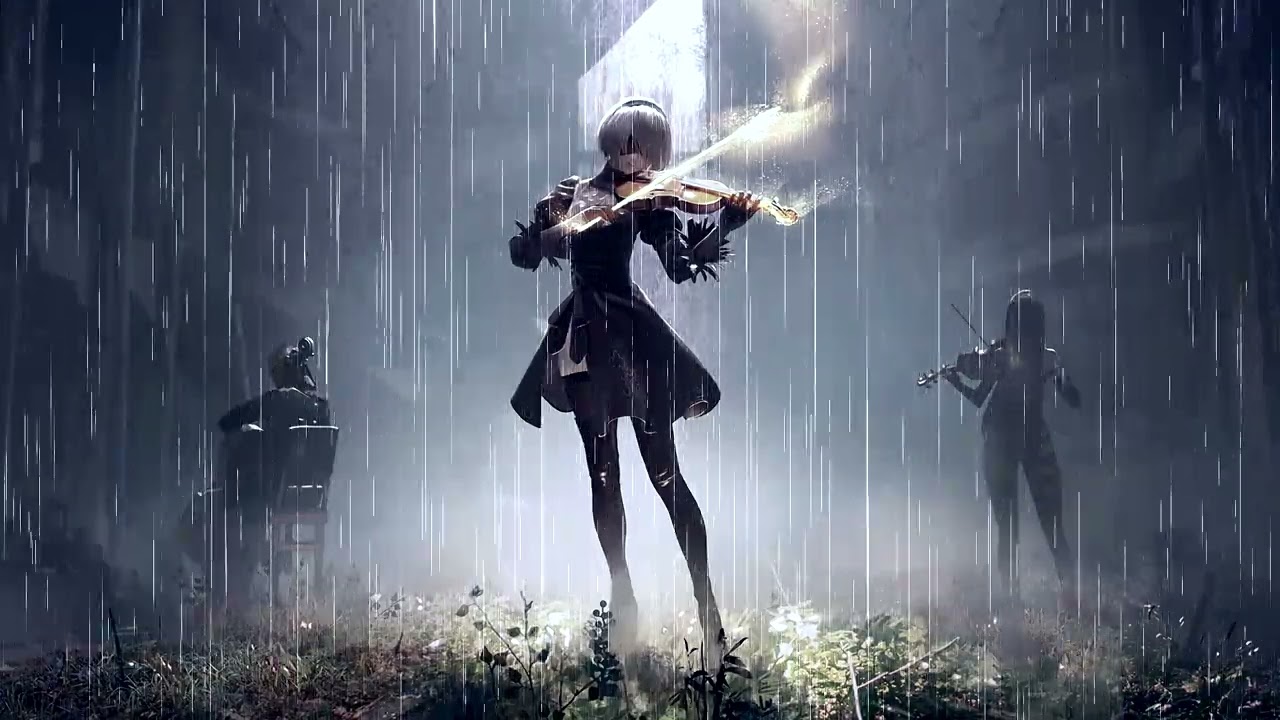 Nier Automata - City Ruins (Slow, Reverb, Echo, Rain)