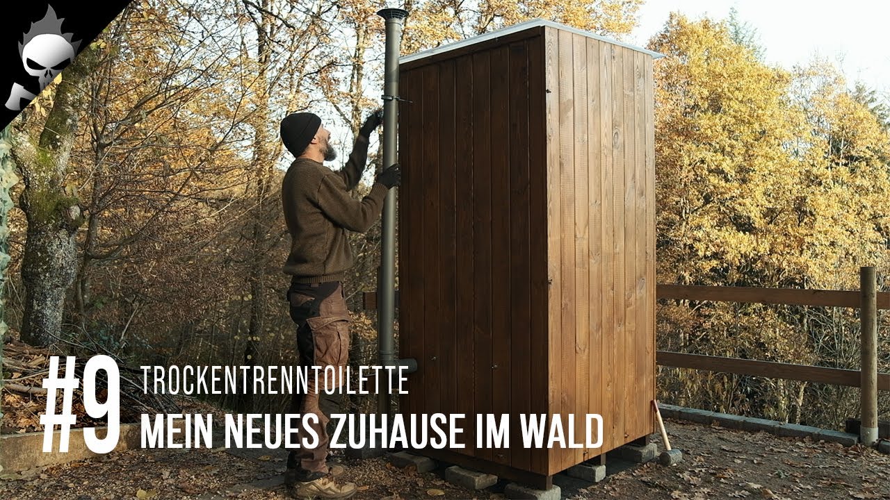 #9 TROCKENTRENNTOILETTE aufbauen 🧻 TROBOLO KersaBœm 💩 Mein neues ZUHAUSE im WALD [2022] [CC]