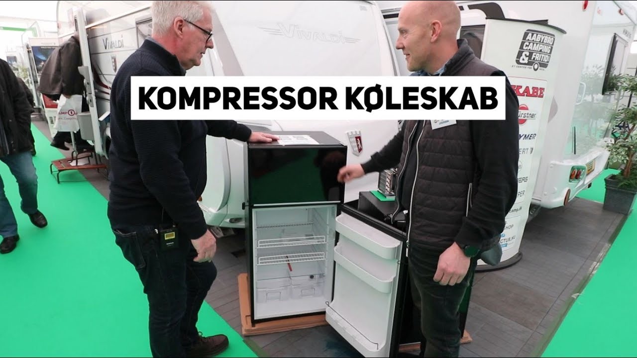 Kompressor køleskab til campingvogn opg autocamper
