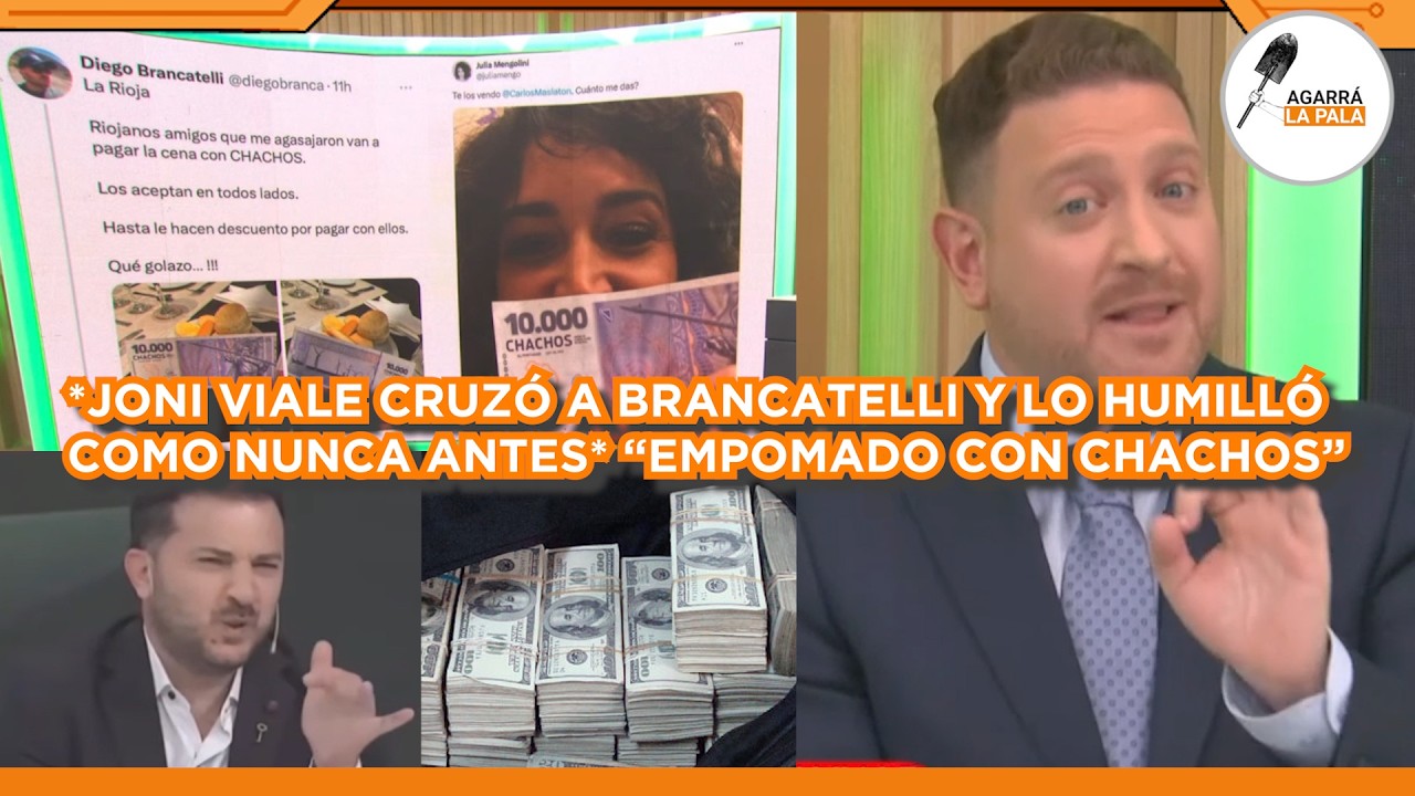 JONI VIALE CRUZÓ AL PAYASO BRANCATELLI Y LE PEGÓ LA PALIZA DEL SIGLO: 
