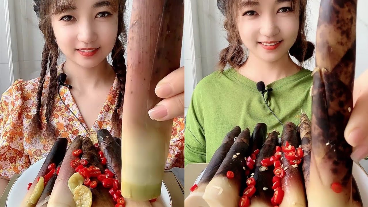 ASMR DAILY | Bamboo Shoot Eating | 죽순 먹방 | മുള മുക്ബാംഗ് | タケノコモクバン | daily Mookbong